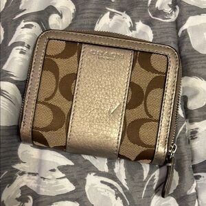Coach Metallic Brown Wallet